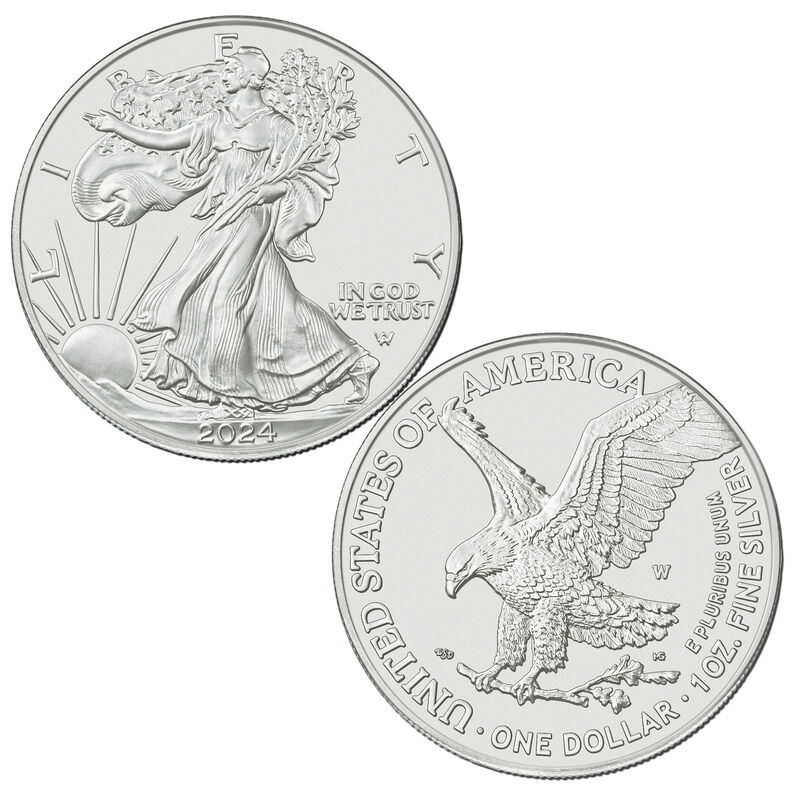 The “Perfect 10” Set of 2024 American Eagle Silver Dollars