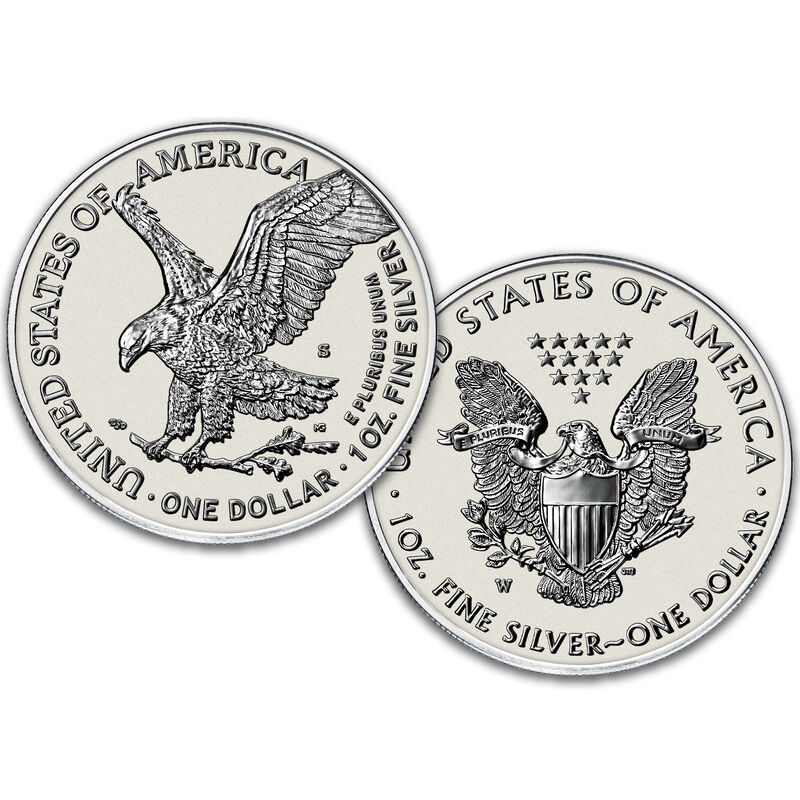The American Eagle Silver Dollar 2021 Reverse Proof Set