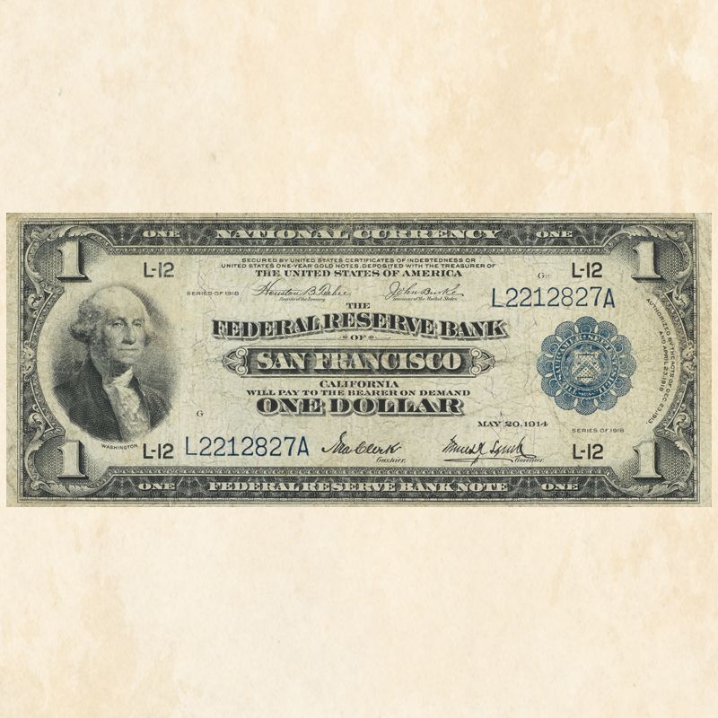 one dollar bill back eagle