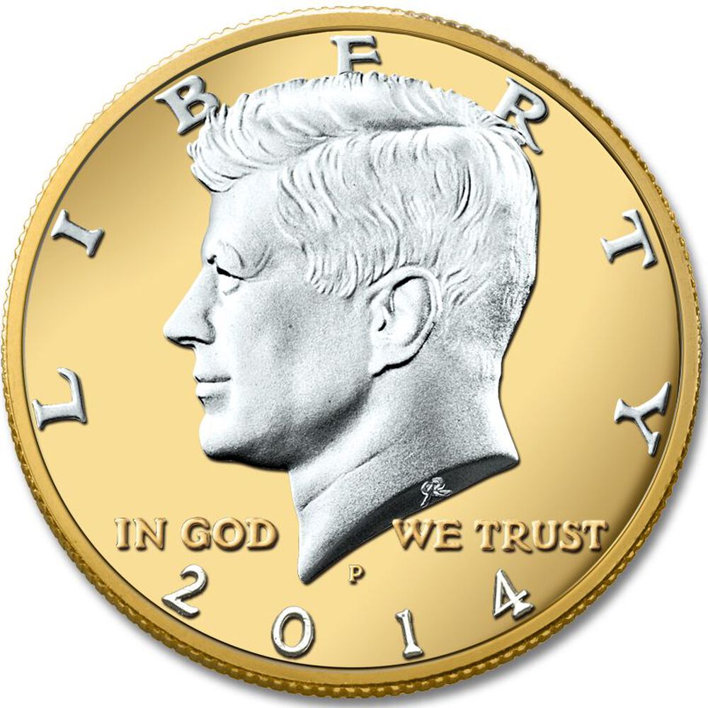 The Platinum and GoldHighlighted Kennedy HalfDollar Collection