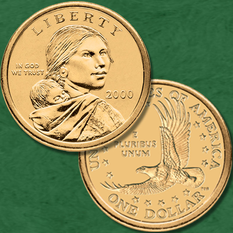 one dollar coin 2000