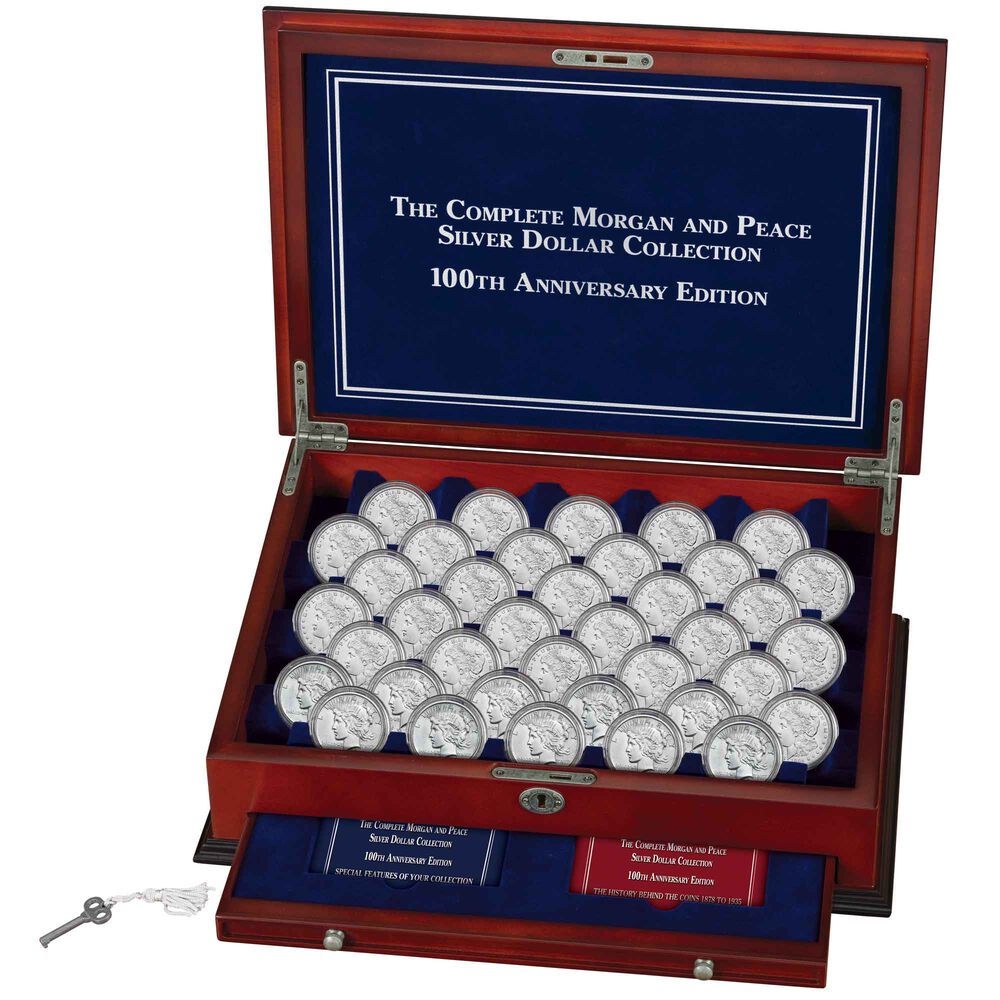 The Complete and Peace Silver Dollar Collection 100th