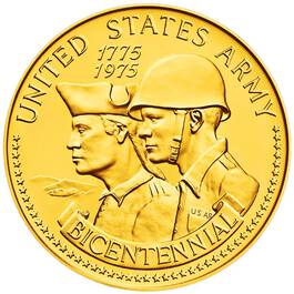 24kt gold plated us army MDO b Coin