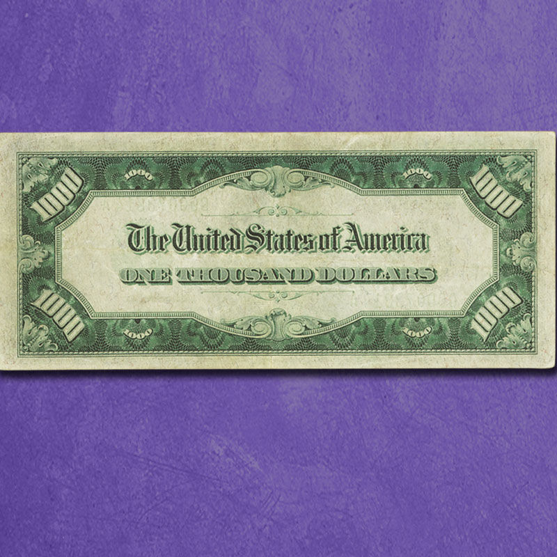 The Last U.S. $1000 Bill