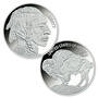 buffalo nickel five ounce silver proof BD5 b Coin