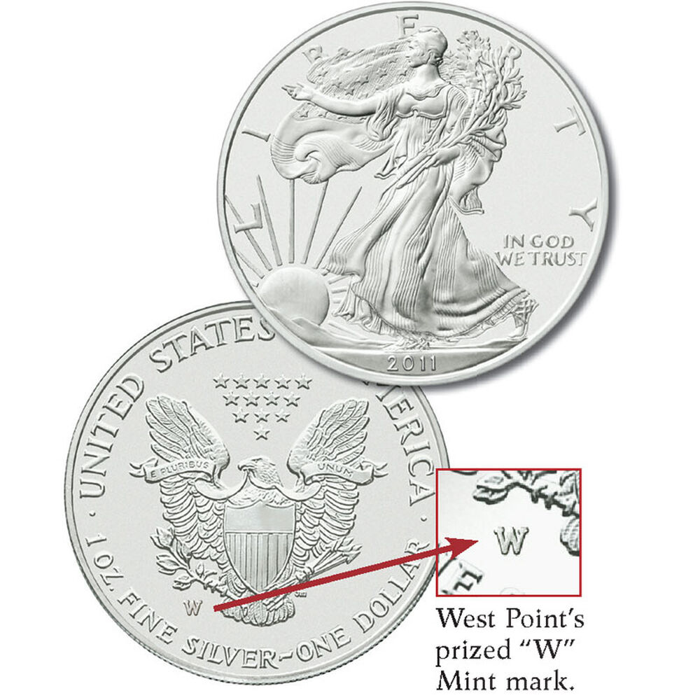 The West Point Mint Burnished American Eagle Silver Dollar Collection