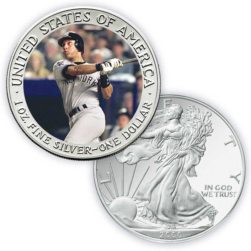 Derek Jeter *Rookie of The Year & World Series MVP* NY State Quarters  2-Coin Set