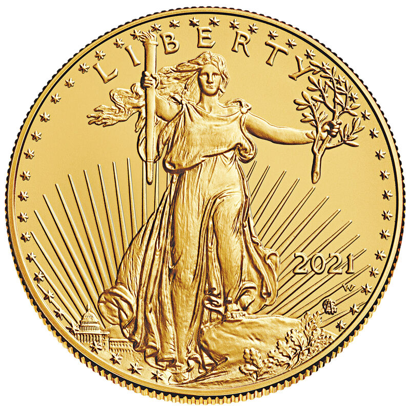 The First Eagle Head Burnished American Eagle Gold Coin