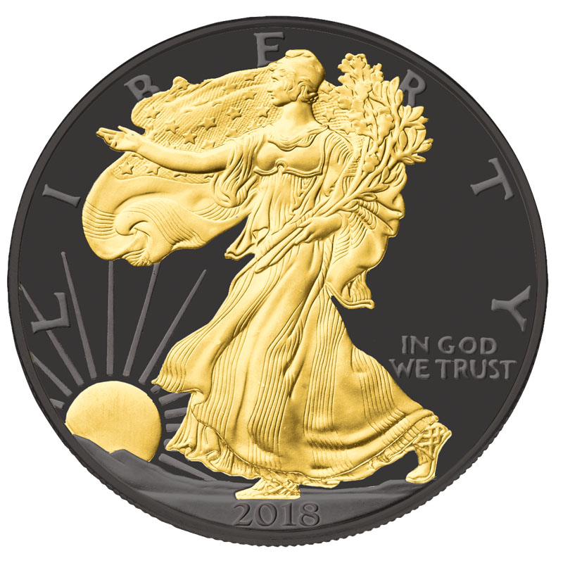 Visions of Liberty American Eagle Silver Dollars