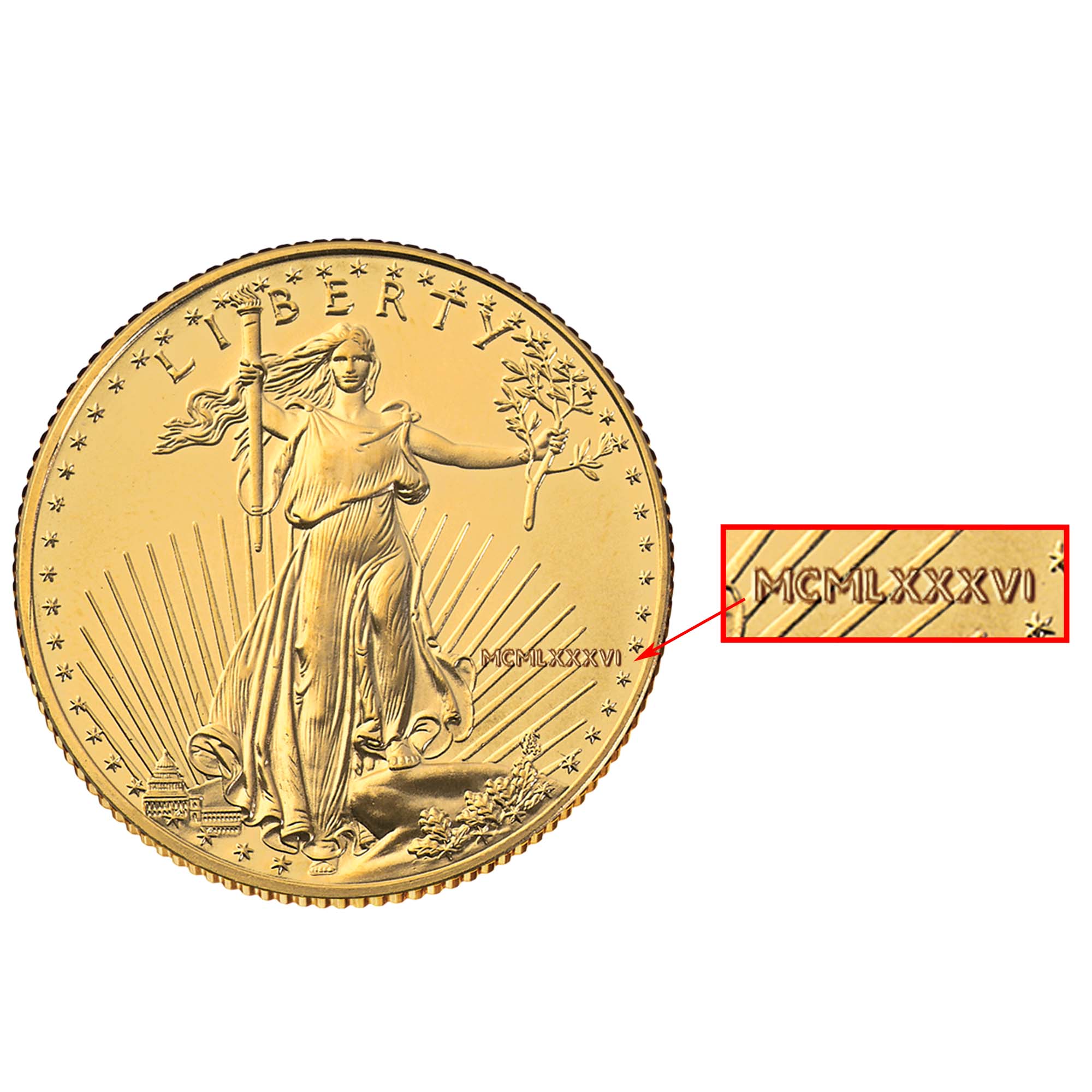 The Uncirculated First-Year American Eagle Gold Coin Collection