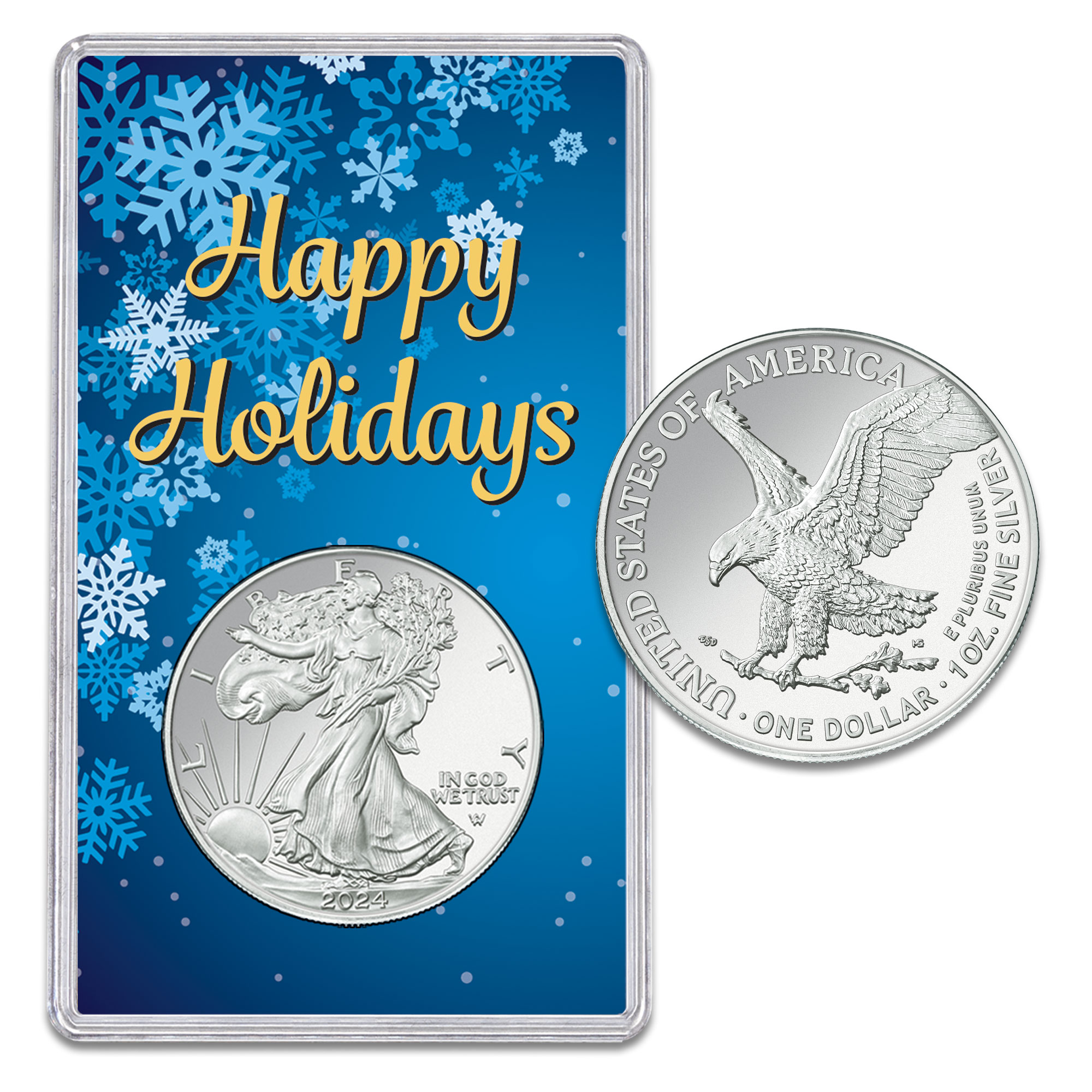 The 2024 American Eagle Silver Dollar Holiday Giftpack