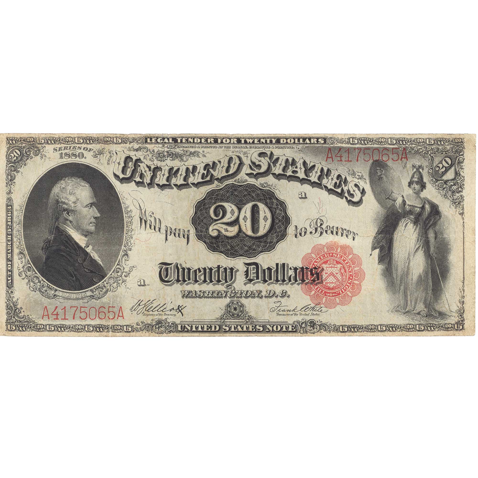 The Last $20 United States Note