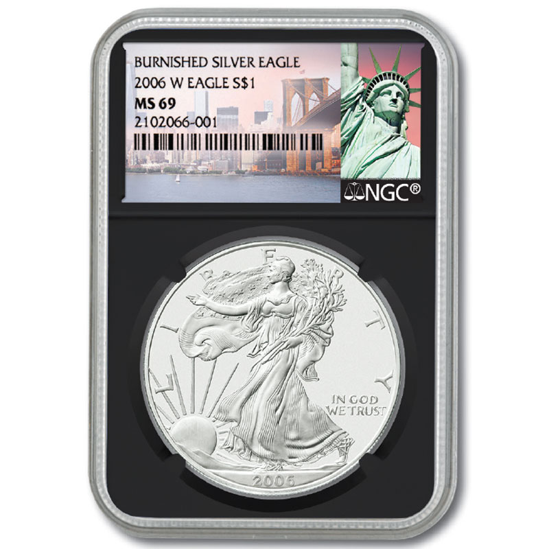 The West Point Mint Burnished American Eagle Silver Dollar Collection